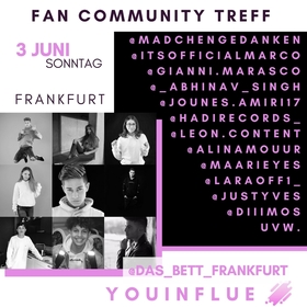 YOUINFLUE Fan Community Treffen