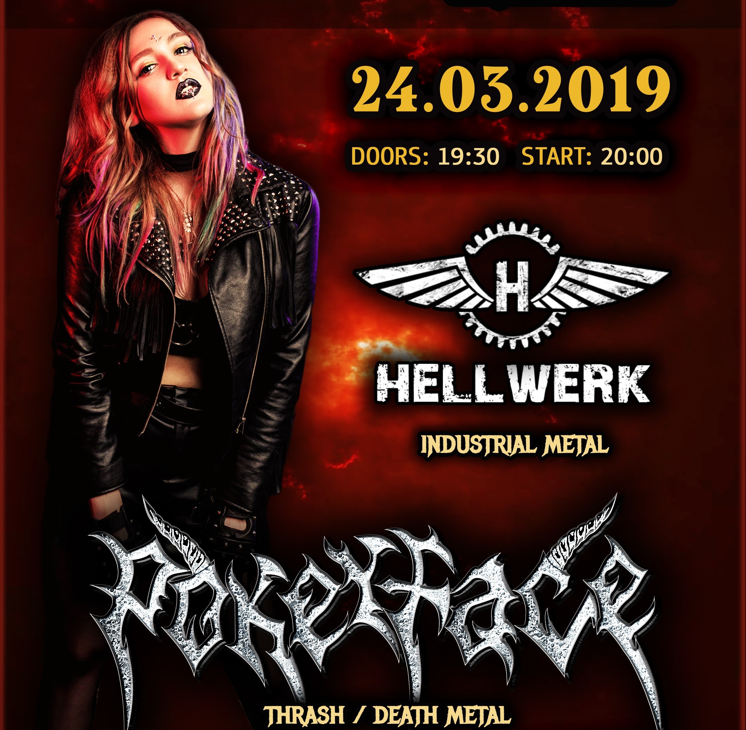 Female Fronted Metal Night mit POKERFACE & HELLWERK & TBA