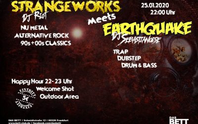 STRANGE WORKS MEETS EARTHQUAKE – Abgesagt