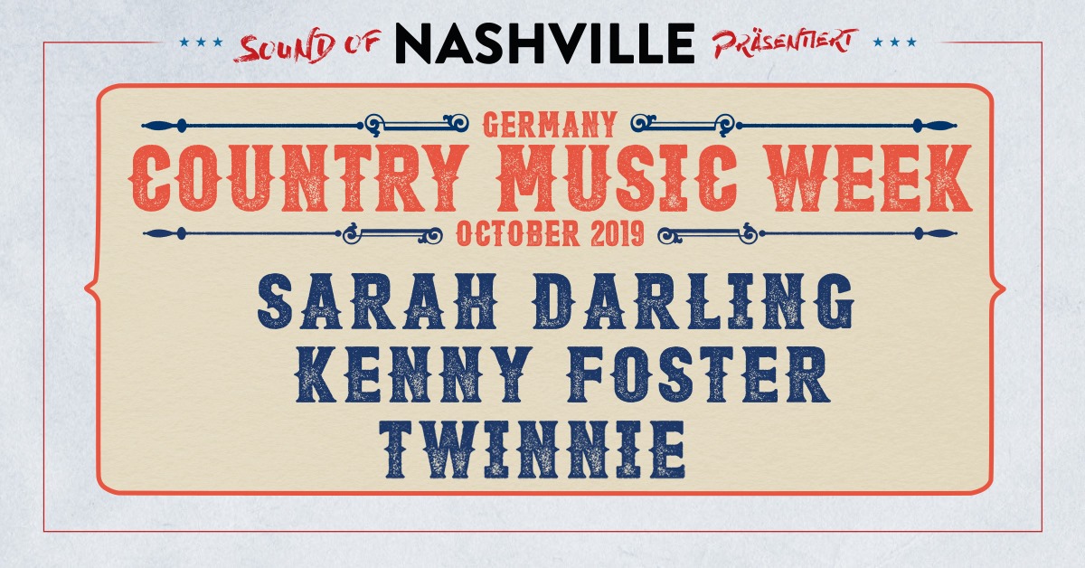 COUNTRY MUSIC WEEK mit Sarah Darling, Kenny Foster & Robert C.