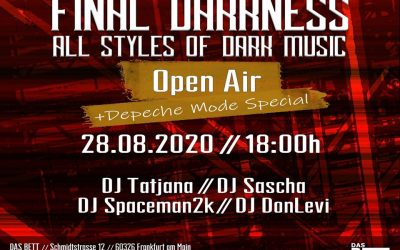 Kultursommergarten – Live Musik mit Final Darkness Open Air + Depeche Mode Special