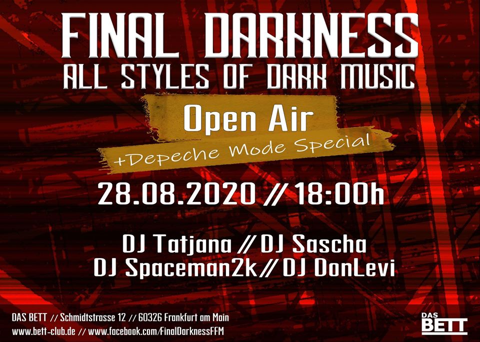 Kultursommergarten – Live Musik mit Final Darkness Open Air + Depeche Mode Special