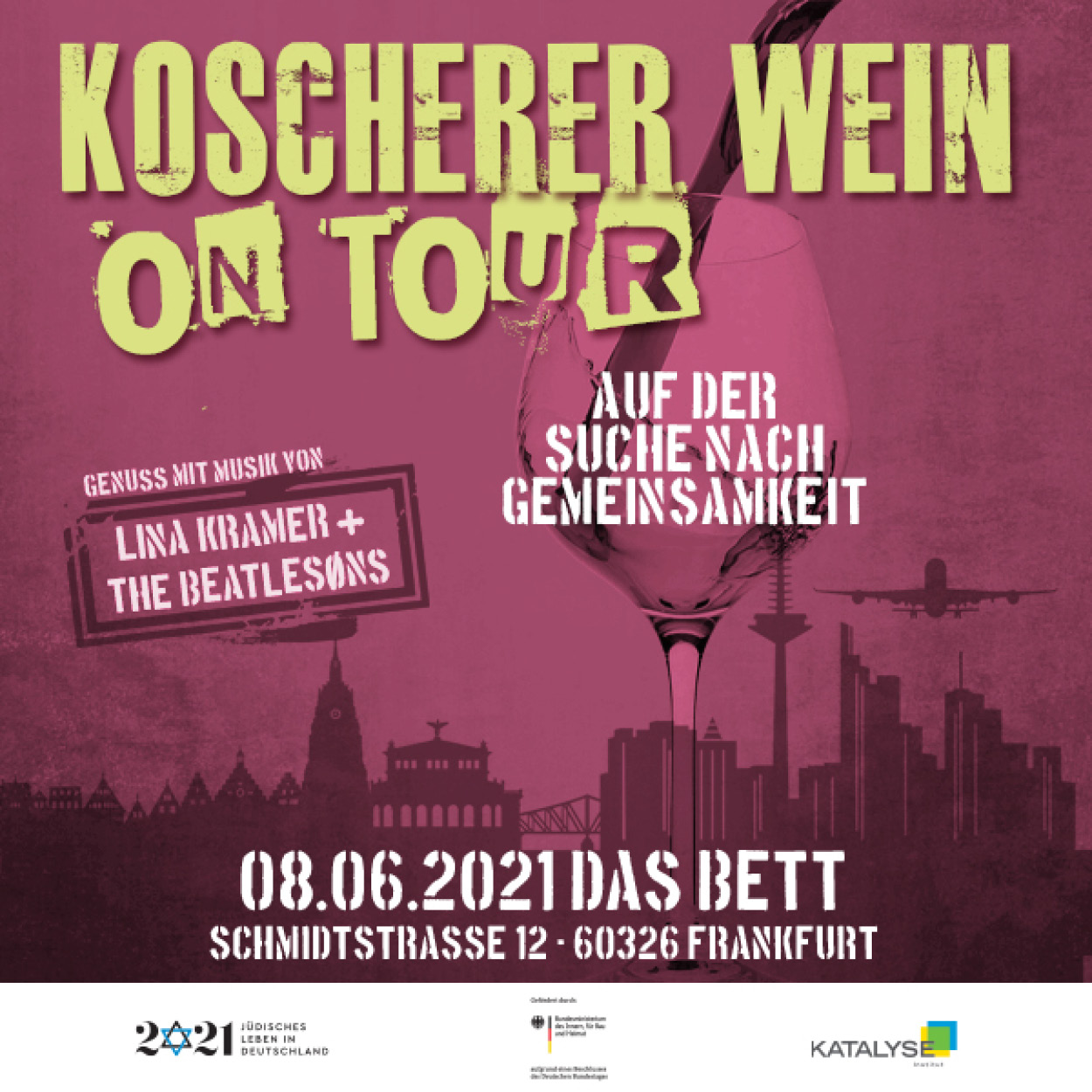 Koscherer Wein on Tour feat. The Beatlesøns und Lina Kramer