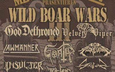 WILD BOAR WARS III mit God Dethroned, Poisöned Speed, Elmsfire, Stagewar & Al Goregrind