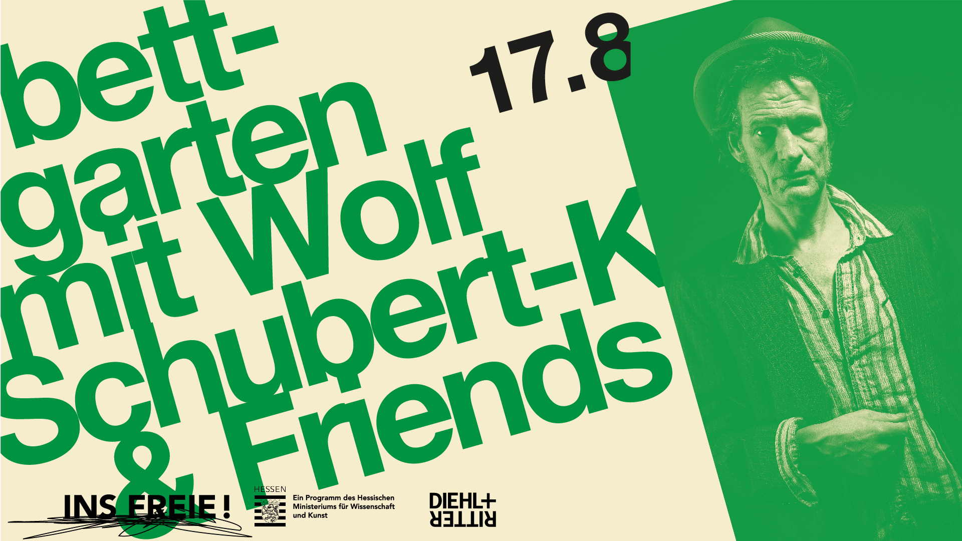 BETTgarten mit: Wolf Schubert-K & Friends – ABGESAGT!