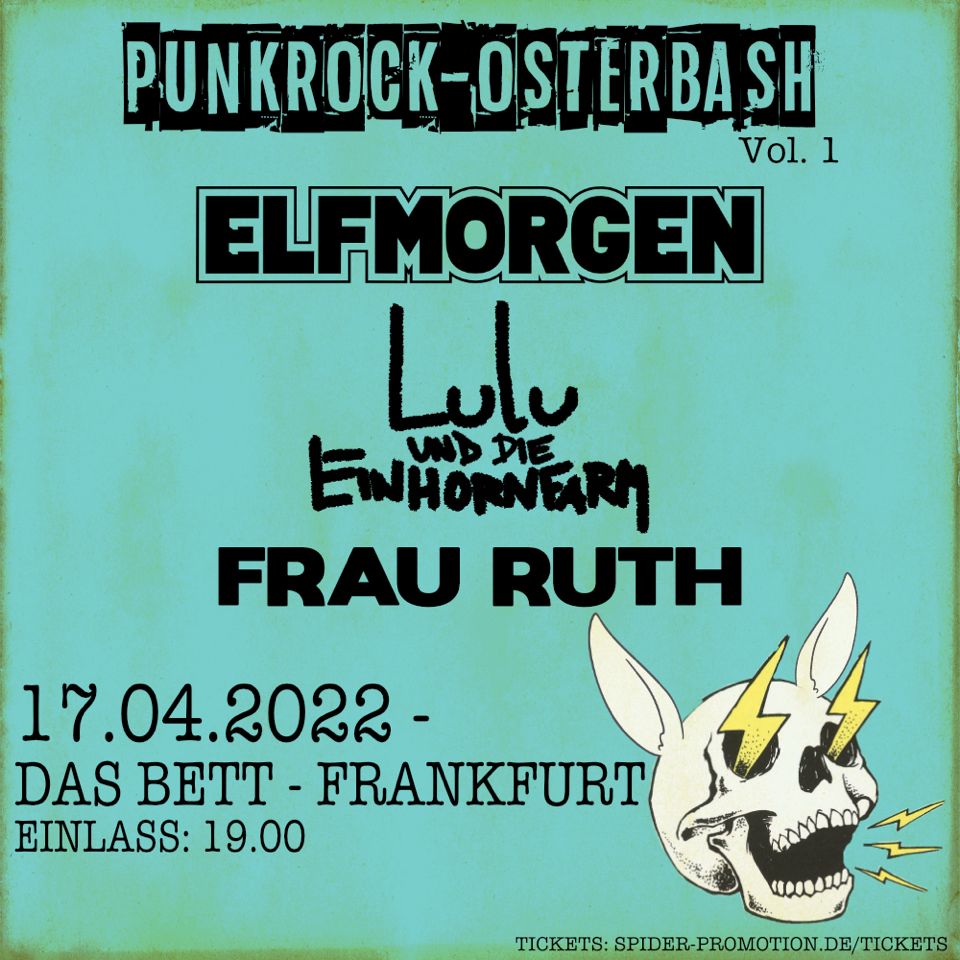 ELFMORGEN – Support: Lulu & die Einhornfarm & Frau Ruth